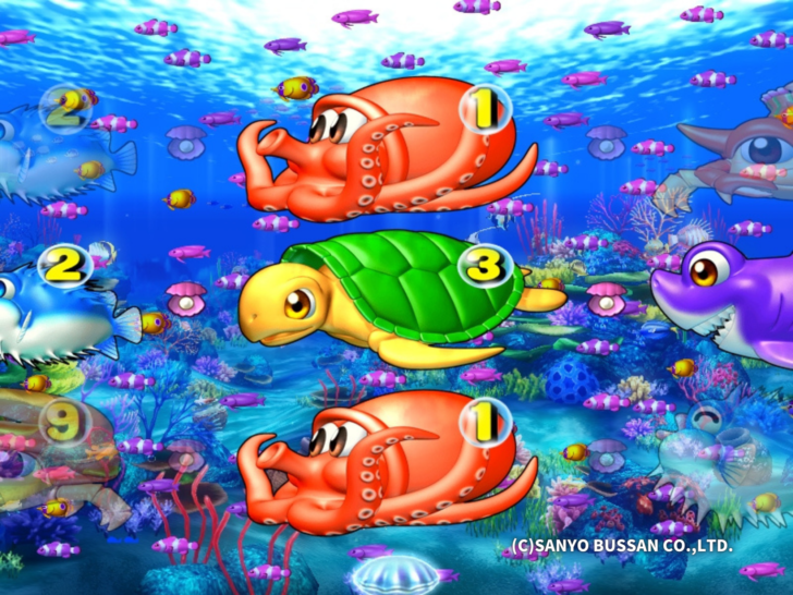 極小サイズの魚の群れ『ミニ魚群』 - データ海物語 - ネット最大級の 